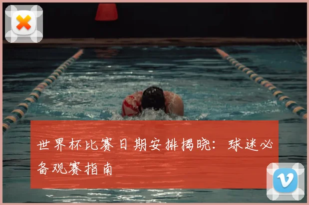 世界杯比赛日期安排揭晓：球迷必备观赛指南