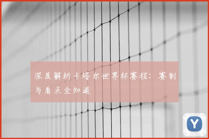 深度解析卡塔尔世界杯赛程:赛制与看点全知道